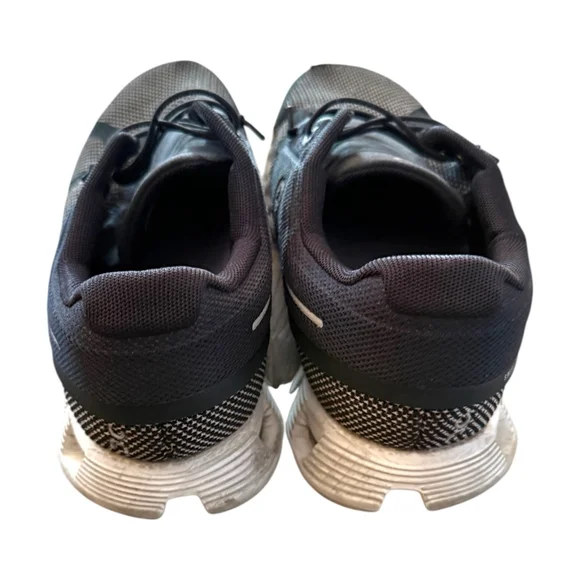 On Running Black and White Cloudrunner Athletic Sneakers - Picture 5 of 11